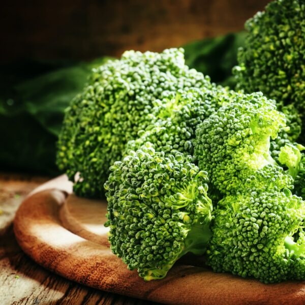 Fresh broccoli florets